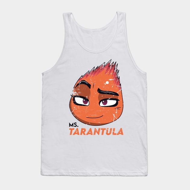 Ms. Tarantula - The Bad Guys Tank Top by necronder